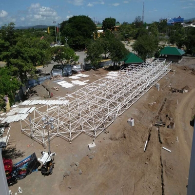 O espaço Q355 de aço molda o telhado da construção de aço da construção de 0.5mm 0.9mm
