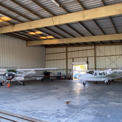 Estrutura de construção clara da armação de aço pré-fabricada para o hangar derramado