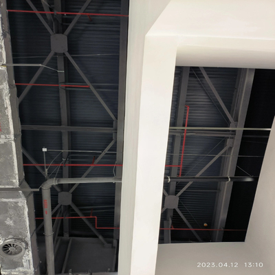 Telhado CAD do armazém da construção de aço da baía de Q235B único para Hall Shed