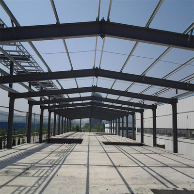 Quadro portal da única baía de Q235B que perfura a construção de aço portal CAD para Hall Shed