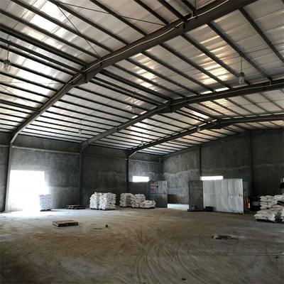Quadro portal da única baía de Q235B que perfura a construção de aço portal CAD para Hall Shed