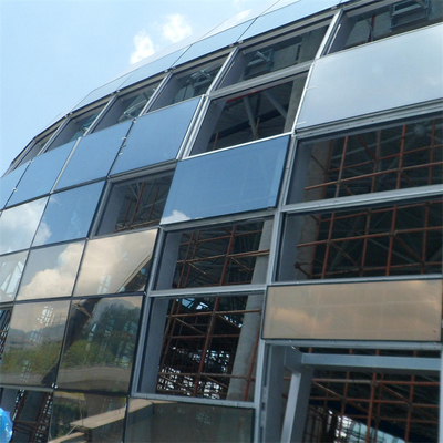Painel de vidro externo FRP da fachada da parede de cortina do revestimento de Bule Q235B CAD