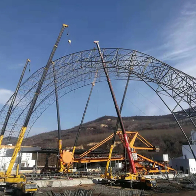 Estrutura de construção pré-fabricada S235JR da armação de aço da luz do GV para a vertente de carvão