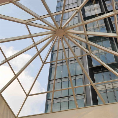 Bens circulares portáteis do metal da luz da claraboia da abóbada do telhado para a estrutura exterior