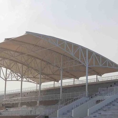 O plutônio curvou o corte elástico da arquitetura da membrana do telhado PTFE da membrana