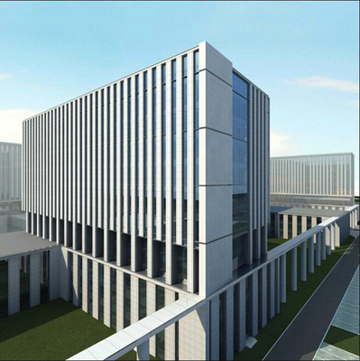 Fachadas de edifícios de vidro Low-E de design de moda Parede de cortina de vidro duplo