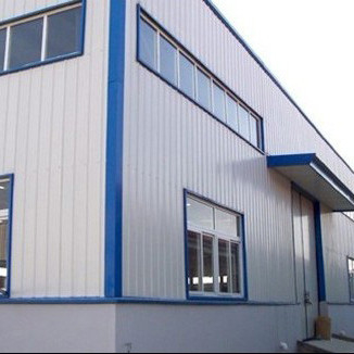 Casa pré-fabricada GB H que erige o quadro portal de aço para o armazém de construção