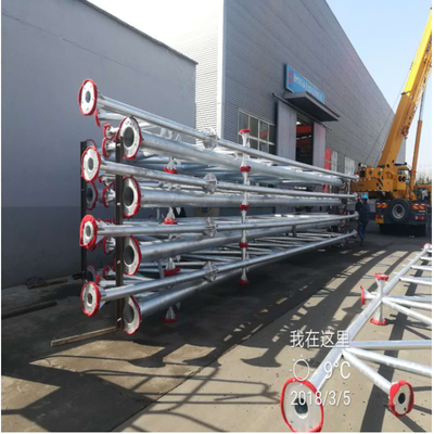 Fardo de aço galvanizado S355JR Decoiling do quadro do espaço do mergulho quente rígido