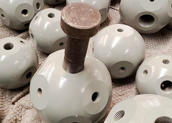 Durabilidade de solda da bola do quadro do espaço da bola do parafuso da grade da galvanização do mergulho Q355 quente