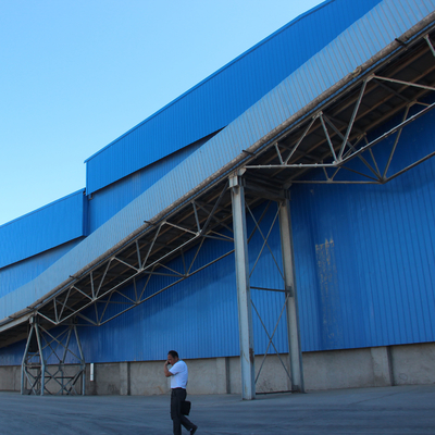 Vertentes pré-fabricadas de aço estruturais feitas sob encomenda da oficina do armazém 50mm