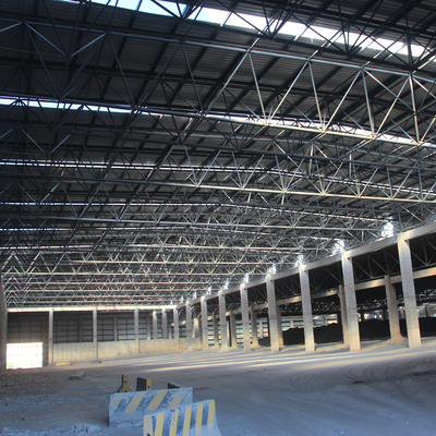 Estrutura de aço leve pré-fabricada para estações de armazenagem Serviço de processamento de telhados Soldadura no Peru Projetos Q235 Q345