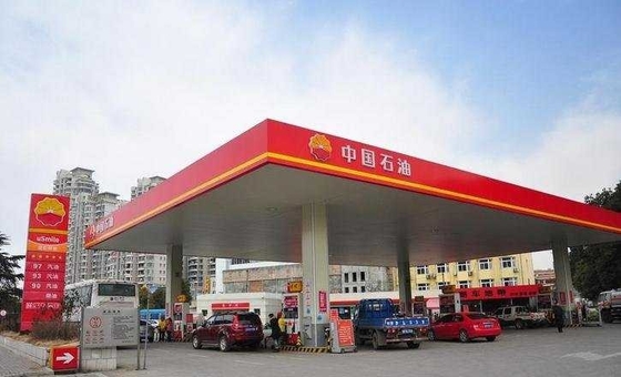 O dossel pequeno do posto de gasolina do telhado do EPS conduziu grade da camada do retrofit 30m a única