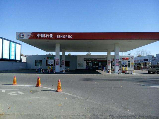 O mergulho quente de enchimento do dossel do posto de gasolina do GB Q235 da casa pré-fabricada galvanizou
