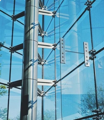 Cortinas de alumínio do obturador do rolo da instalação da parede de cortina de Q235 EPS 0.6mm