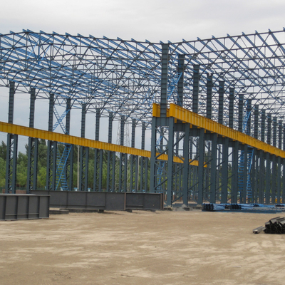 Vertente pré-fabricada Q235 Q345 Q355 da armação de aço do grande período do projeto