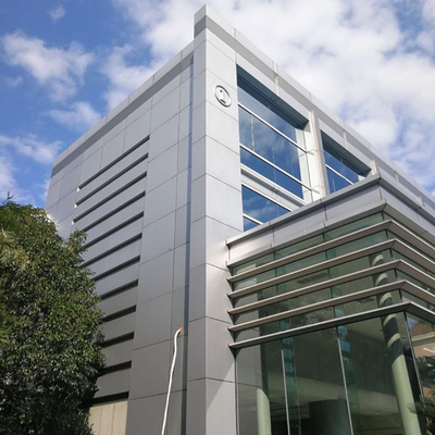 Construção de vidro de alumínio Q235 da parede de cortina do projeto pré-fabricado