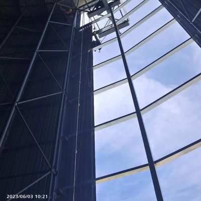Estrutura de aço leve Q235 pré-fabricada para estrutura de construção de galpão