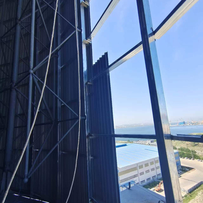 Estrutura de aço leve Q235 pré-fabricada para estrutura de construção de galpão