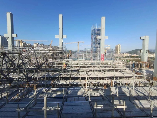 Estrutura de aço Sistemas de treliça de aço leve de alta resistência de engenharia de precisão