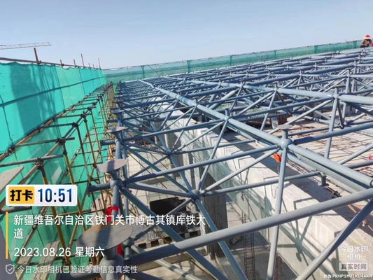 Estruturas de aço de comprimento de comprimento pré-fabricadas Estruturas de telhados de truss de aço
