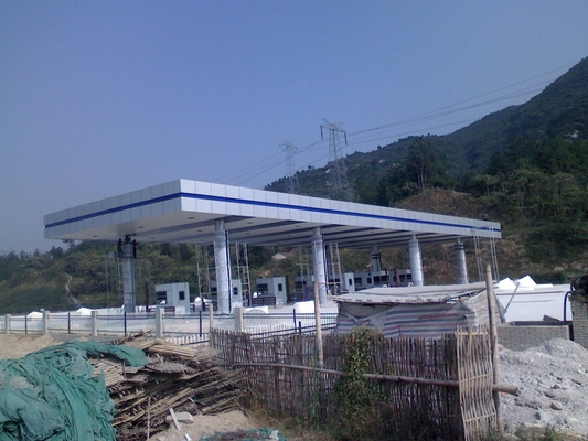Tubos de aço de comprimento para estações de pedágio.