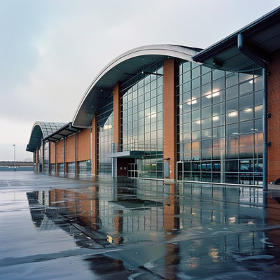 Estrutura espacial elegante e inovadora para bibliotecas e salas de exposições