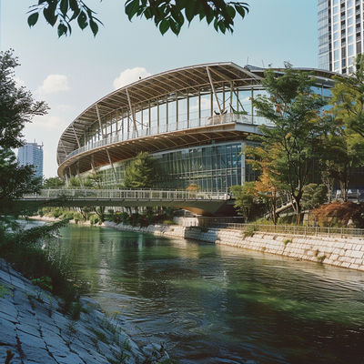 Estrutura espacial de aço para grandes salas de cinema Design inovador e integridade estrutural