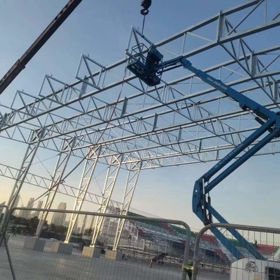 Estrutura de estruturas pré-fabricadas de aço leve Estádio de futebol