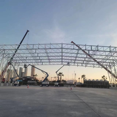 Estrutura de estruturas pré-fabricadas de aço leve Estádio de futebol