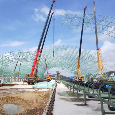 Armazém de estruturas de aço sob medida Armazém industrial pré-fabricado