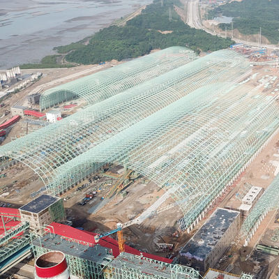 Armazém de estruturas de aço sob medida Armazém industrial pré-fabricado