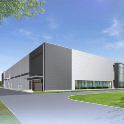 Estrutura de aço pré-fabricada leve Hangar de armazém Padrão GB