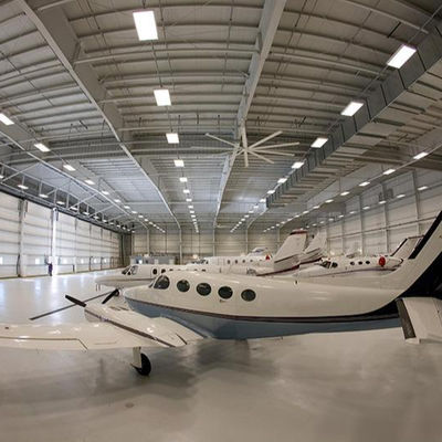 Estrutura de aço pré-fabricada leve Hangar de armazém Padrão GB