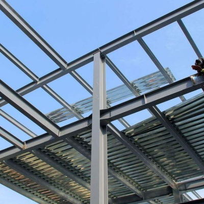 Estrutura de telhado de treliça de aço galvanizado leve personalizada Padrão GB