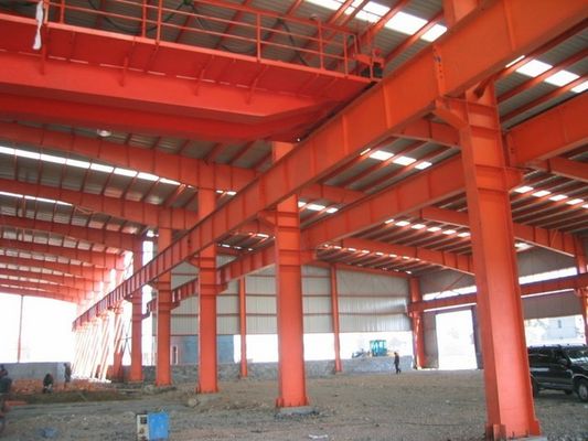 Prefabricated Steel Structure Cows Farm Building with 50 Years Life Time 10 Fission Resistant and 15-21 Days Delivery Time