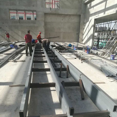 Grey EPS Q235 Steel Space Frame with 15-21 Days Delivery for Indoor Water Theme Park